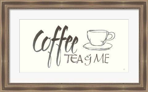 Framed Coffee Sayings II Print