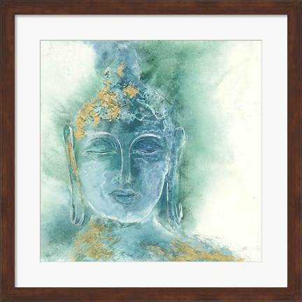 Framed Gilded Buddha I Print