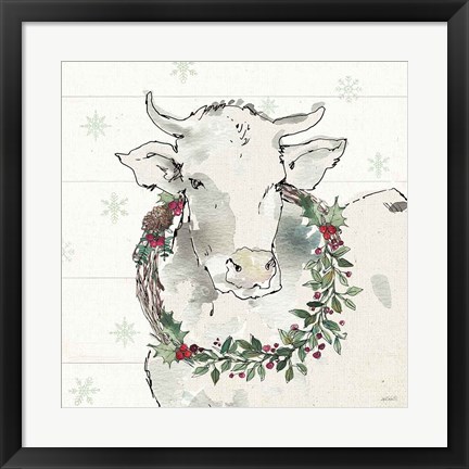 Framed Modern Farmhouse XII Christmas Print