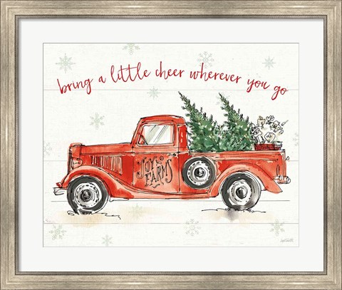 Framed Modern Farmhouse VIII Christmas Print