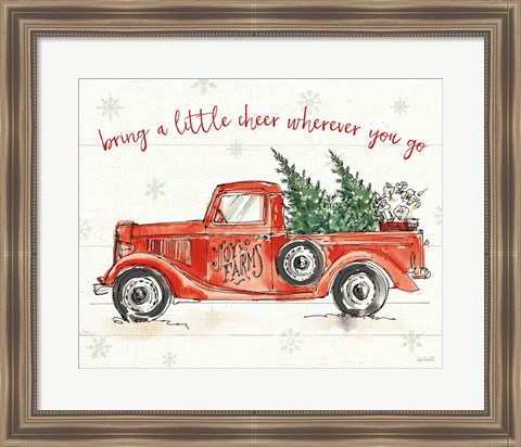 Framed Modern Farmhouse VIII Christmas Print