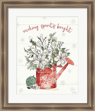 Framed Modern Farmhouse IV Christmas Print