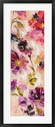 Framed Exuberant Florals II Print