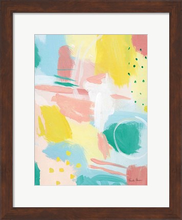 Framed Fresh Face Abstract II Print