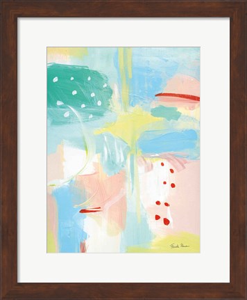 Framed Fresh Face Abstract I Print