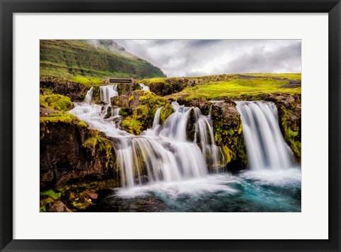 Framed Beneath the Falls Print