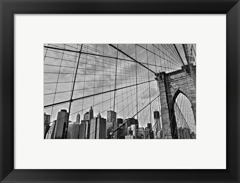 Framed Brooklyn Bridge Print