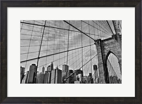 Framed Brooklyn Bridge Print