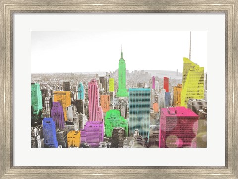 Framed Color In The Cities Print