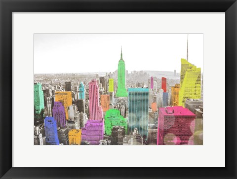 Framed Color In The Cities Print