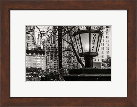 Framed Subway Corner Print