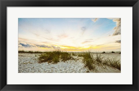 Framed Sunset Beach Print