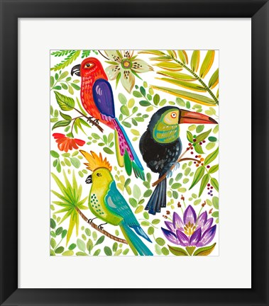 Framed Into the Tropics II Print