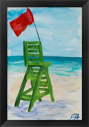 Framed Lifeguard Post II Print