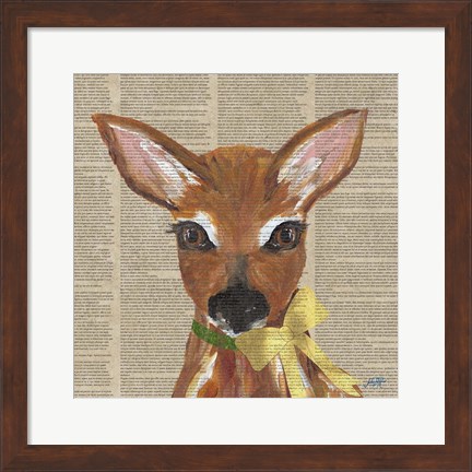 Framed Holiday Animal II Print