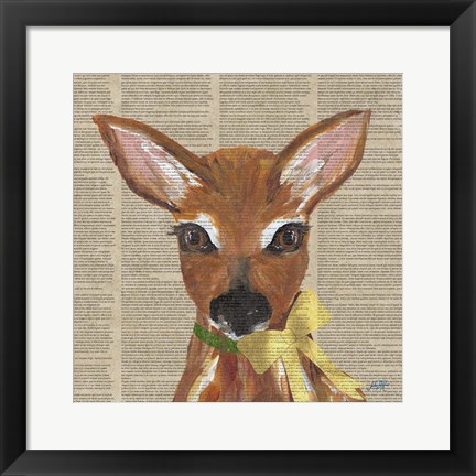 Framed Holiday Animal II Print