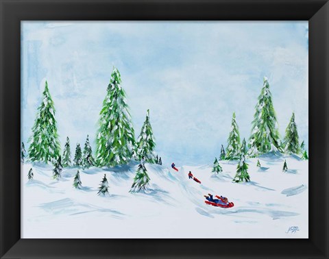 Framed Winter Fun II Print