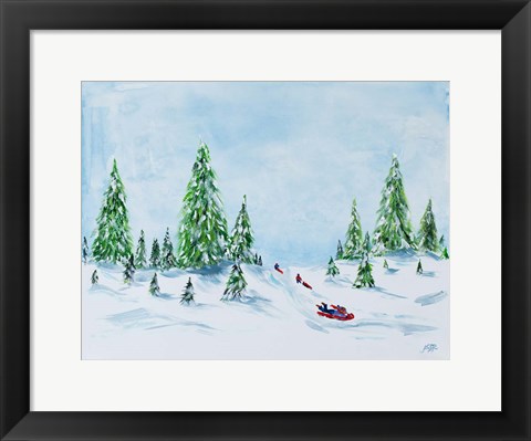 Framed Winter Fun II Print