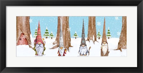 Framed Gnome Family Print