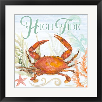 Framed High Tide Print