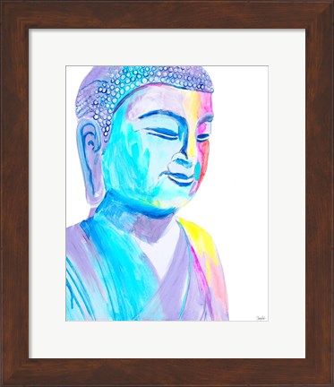 Framed More Vibrant Buddha Print