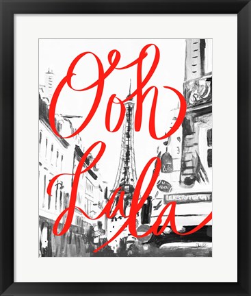 Framed Ooh La La Print