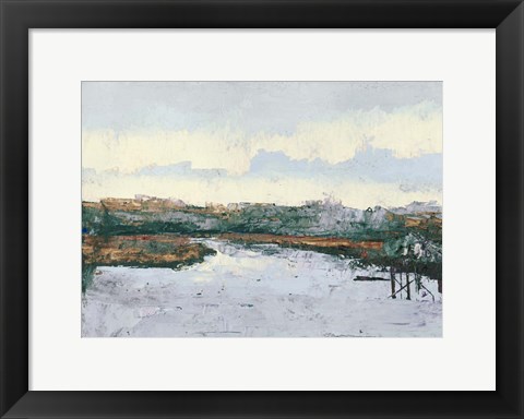 Framed Along The Waters Print