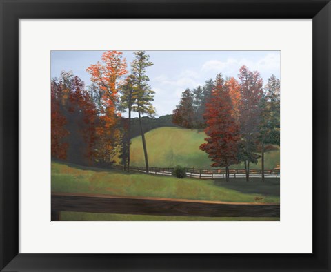 Framed Country Road II Print