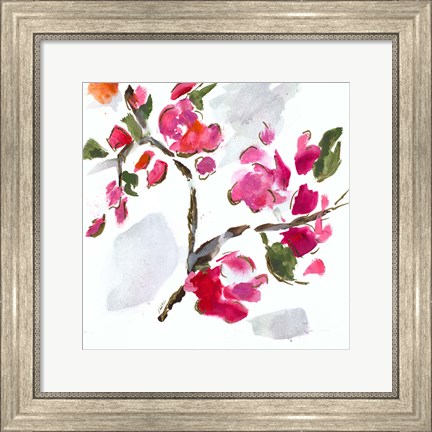 Framed Spring Floral II Print