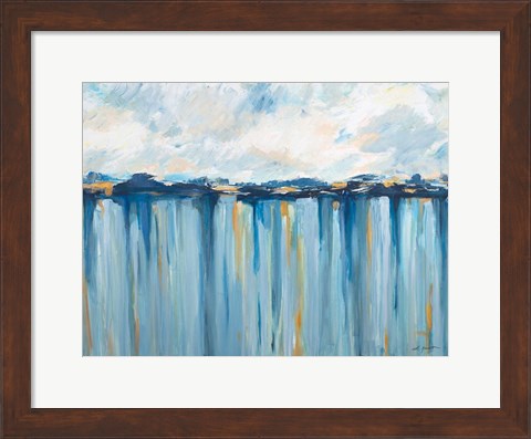 Framed Ocean Blues Print