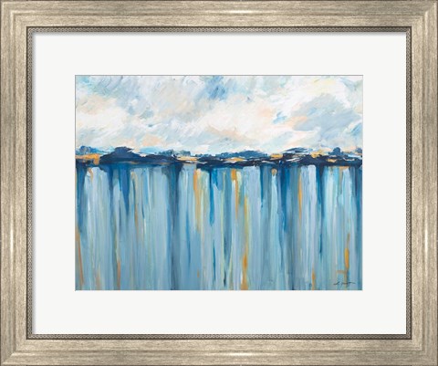 Framed Ocean Blues Print