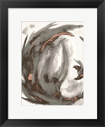 Framed Muted Swirl II Print