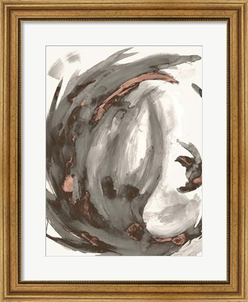 Framed Muted Swirl II Print