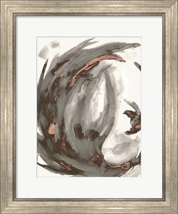 Framed Muted Swirl II Print