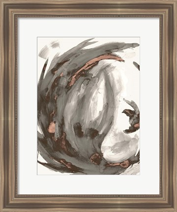 Framed Muted Swirl II Print