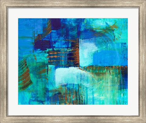 Framed Mystic Bleu Print