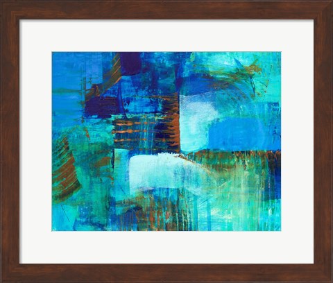 Framed Mystic Bleu Print