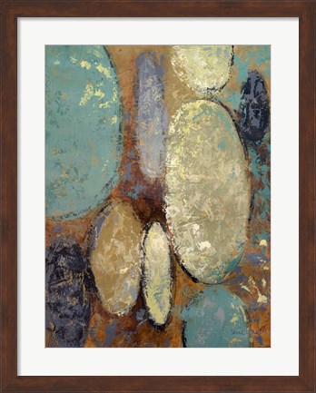 Framed Spatial Shapes II Print