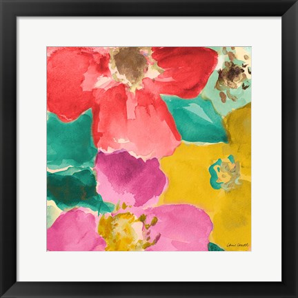 Framed Summer Sonata Square I Print