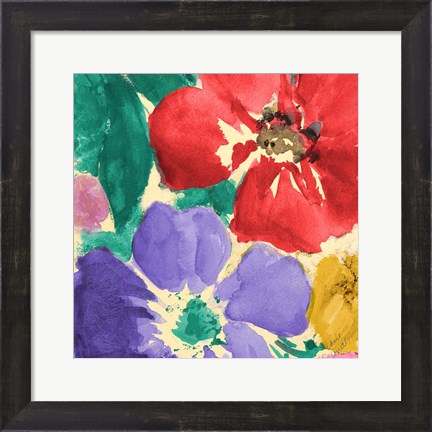 Framed Summer Sonata Square II Print