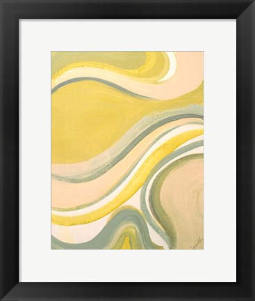 Framed Curve Linear II Print