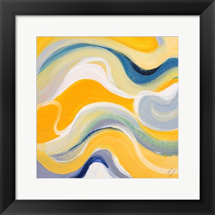 Framed Curvilinear Bright I Print