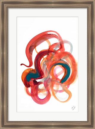 Framed Abstract Movement I Print