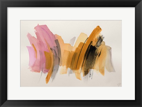 Framed Amber Gold II Print