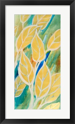 Framed Swaying Leaves I Print