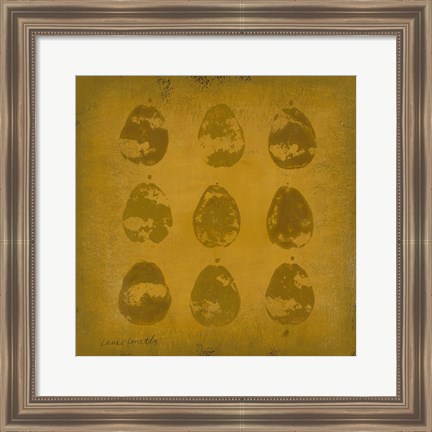 Framed All Lined Up- Pears Print