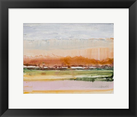 Framed Desert Grasslands Print