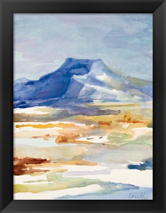 Framed Abiquiu Butte Print