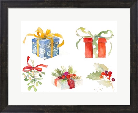 Framed Christmas Presents Print