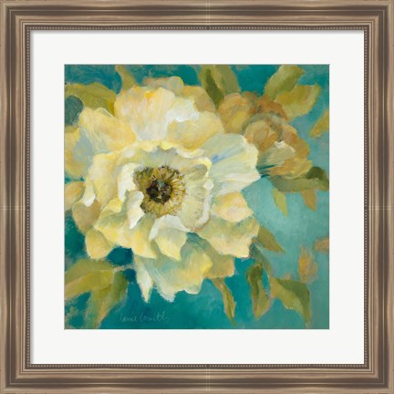 Framed Senorita Peony and Bloom Print